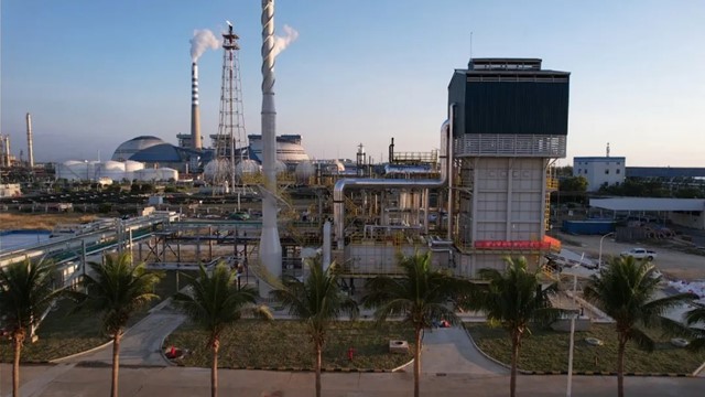 五環(huán)公司總承包的國內首個海洋富碳天然氣干重整項目提前完成機械竣工